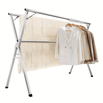 Stendibiancheria Pieghevole 160cm in Acciaio Inox - Senmeo