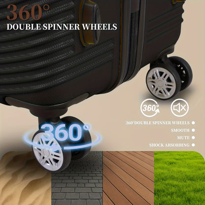 Set Valigie YSTYLE 3/5 Pezzi - Trolley ABS con Ruote Silenziose e Lucchetto TSA