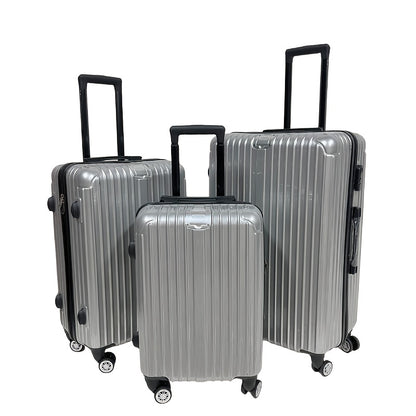 Set Valigie YSTYLE 3 Pezzi - Trolley ABS Antigraffio con Ruote Silenziose 360°