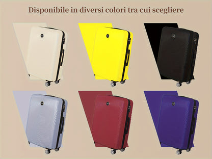Set Valigie YSTYLE 3/5 Pezzi - Trolley ABS con Ruote Silenziose e Lucchetto TSA