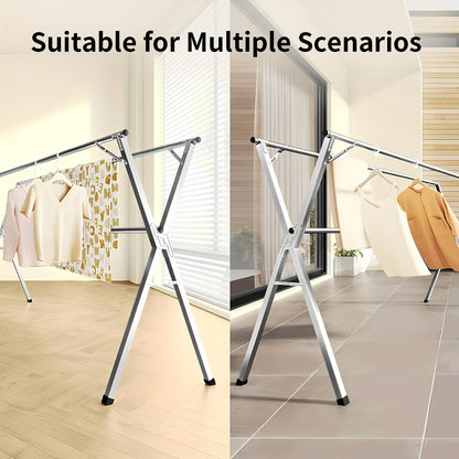 Stendibiancheria Pieghevole 160cm in Acciaio Inox - Senmeo