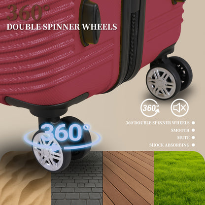 Set Valigie Rigide ABS YSTYLE 3/5 Pezzi con Lucchetto TSA e Ruote Silenziose 360° | 12-28 Pollici