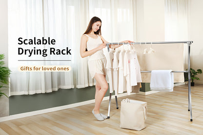 Stendibiancheria Pieghevole 160cm in Acciaio Inox - Senmeo