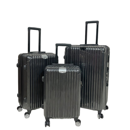 Set Valigie YSTYLE 3 Pezzi - Trolley ABS Antigraffio con Ruote Silenziose 360°