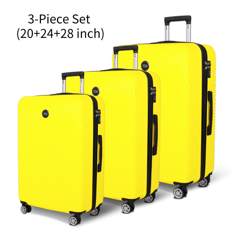 Set Valigie YSTYLE 3/5 Pezzi - Trolley ABS con Ruote Silenziose e Lucchetto TSA
