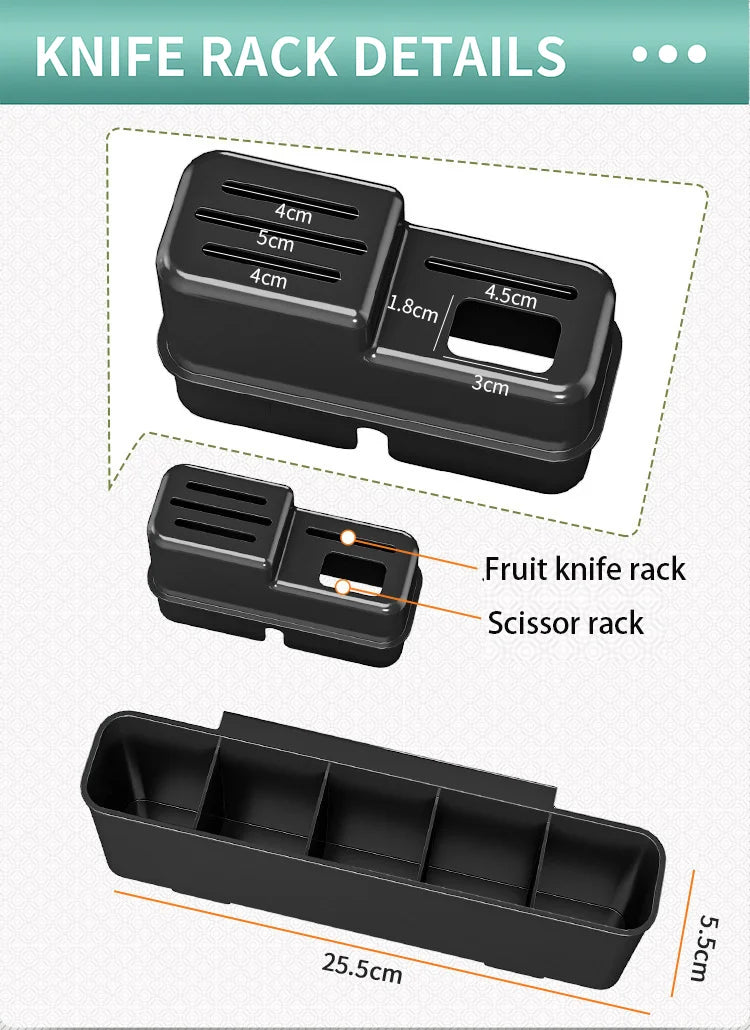 2 Layers Dish Drying Rack With Drainboard Household Dish Storage Holder Carbon Steel Sink Kitchen Organizer with Cutlery Holder