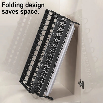 2 Layers Dish Drying Rack With Drainboard Household Dish Storage Holder Carbon Steel Sink Kitchen Organizer with Cutlery Holder