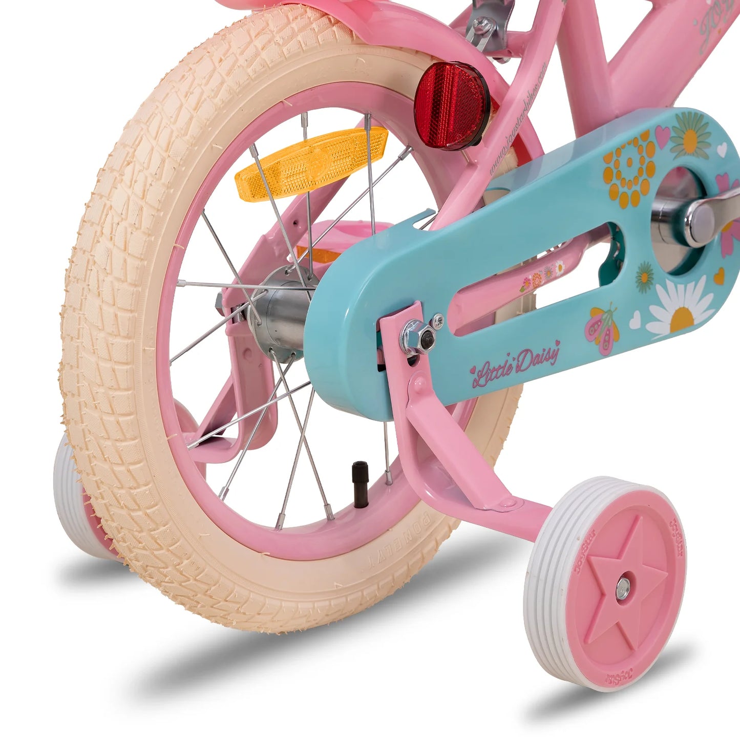 JOYSTAR Little Daisy Kids Bike for Girls Ages 2-7 Years,  Bikes with Doll Bike Seat & Streamers,baby walker