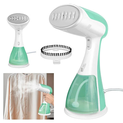 BRIEFNESS 2000W Handheld Steamer for Clothes, 30s Heat-up, Portable Garment Wrinkle Remover, Travel/Home Use, Fast Steam Iron