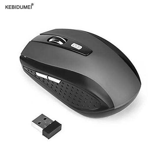 Mouse wireless 2.4G Mouse da gioco 2.4Ghz Mouse wireless ottico 6D Mini mouse silenzioso sottile DPI1600 per MacBook PC portatile