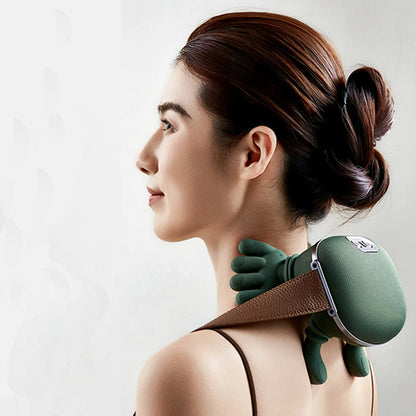Collo Spalla Massaggiatore Tessuti profondi Shiatsu Schiena Macchina per massaggio cervicale Bionico Elettrico Riscaldato Alleviare l'affaticamento Rilassa i muscoli