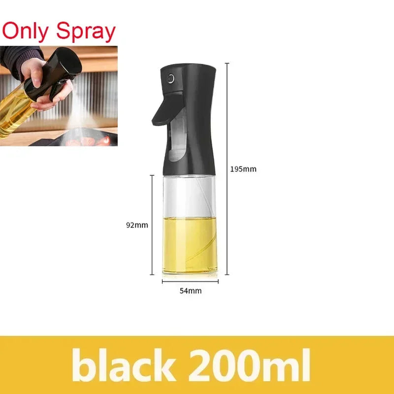 Multifunctional 2 in 1 Glass Oil Dispenser, 1 Count Oil Sprayer with Handle, Oil Dispenser for Cooking, Baking, Frying, Kitchen Utensils & Gadgets