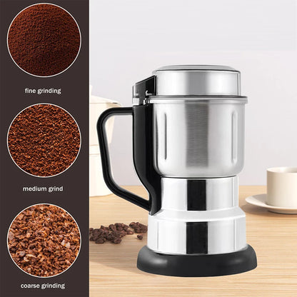 Macinacaffè Elettrico 300W Multifunzione - Macina Caffè Spezie Cereali Noci