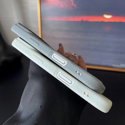 Custodia Magnetica MagSafe iPhone | Cover TPU Effetto Lichee Premium