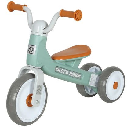Aiyaplay Balance Bike for Children from 12 to 36 Months, Balance Bike with Silent and Puncture-Resistant Wheels, Handlebars with Limited Rotation to 60 ° Green