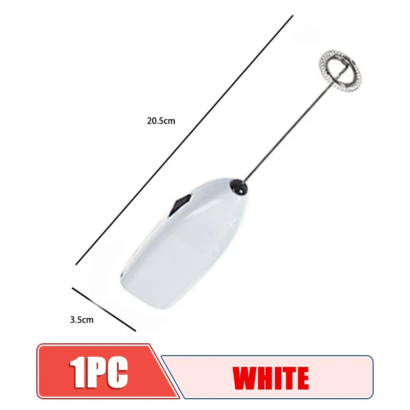 Electric Milk Frother Coffee Steamer, Kitchen Drink Foamer Whisk Mixer, Cappuccino Cream Maker, Espresso Blender, Egg Beater