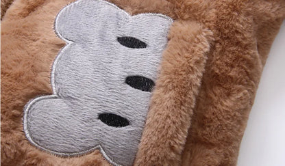 Big Size Winter Girls Jackets Keep Warm Thicken Christmas Coat Autumn Hooded Zipper Waterproof Outerwear Kids Clothes 3-12 Years