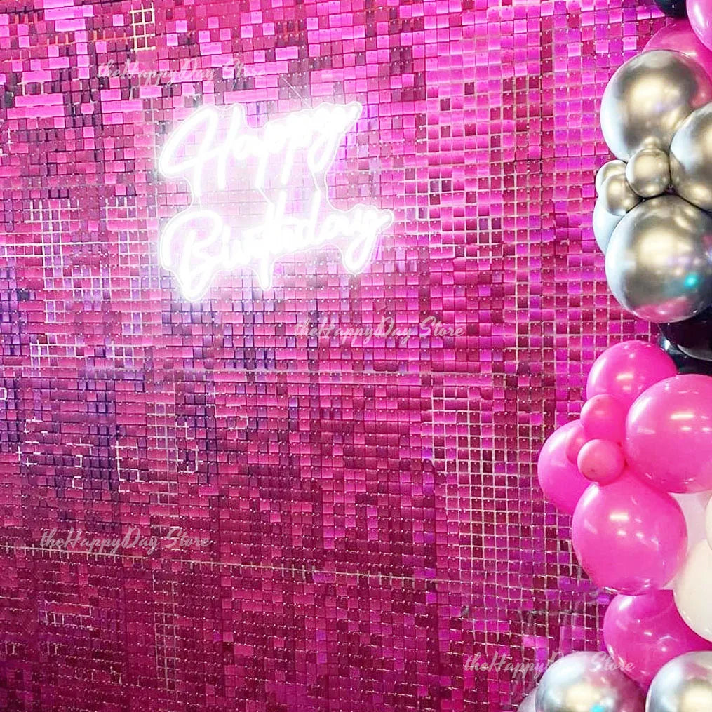 (Copy) Tende Decorative Oro Nero 2 Pezzi - Frangia Foil Metallico per Feste Laurea 2026 Compleanno Matrimonio