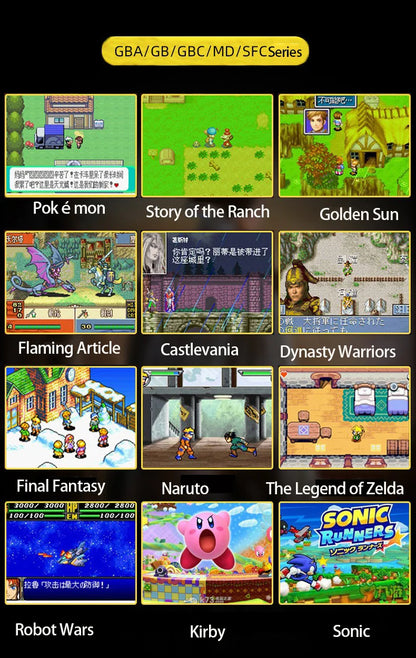 Console per videogiochi X7/X7Plus, portatile, retrò, oltre 10.000 giochi, controller doppio joystick con 4,3/5,1 pollici