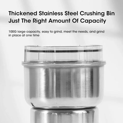 Macinacaffè Elettrico 300ml - Tritatutto Multifunzione con 4 Lame per Caffè, Spezie e Cereali