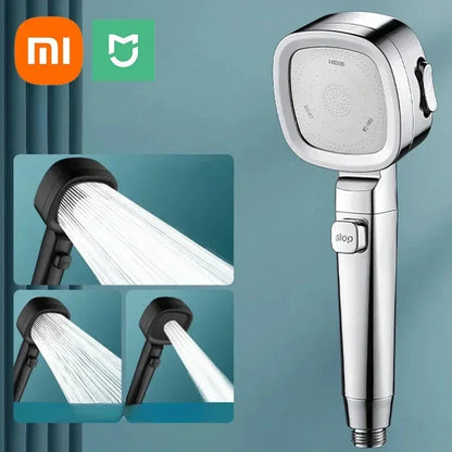 Xiaomi Soffione doccia ad alta pressione Soffioni doccia regolabili a 3 modalità Set Bagno intelligente 2026 Nuovi accessori doccia Mijia regolabili