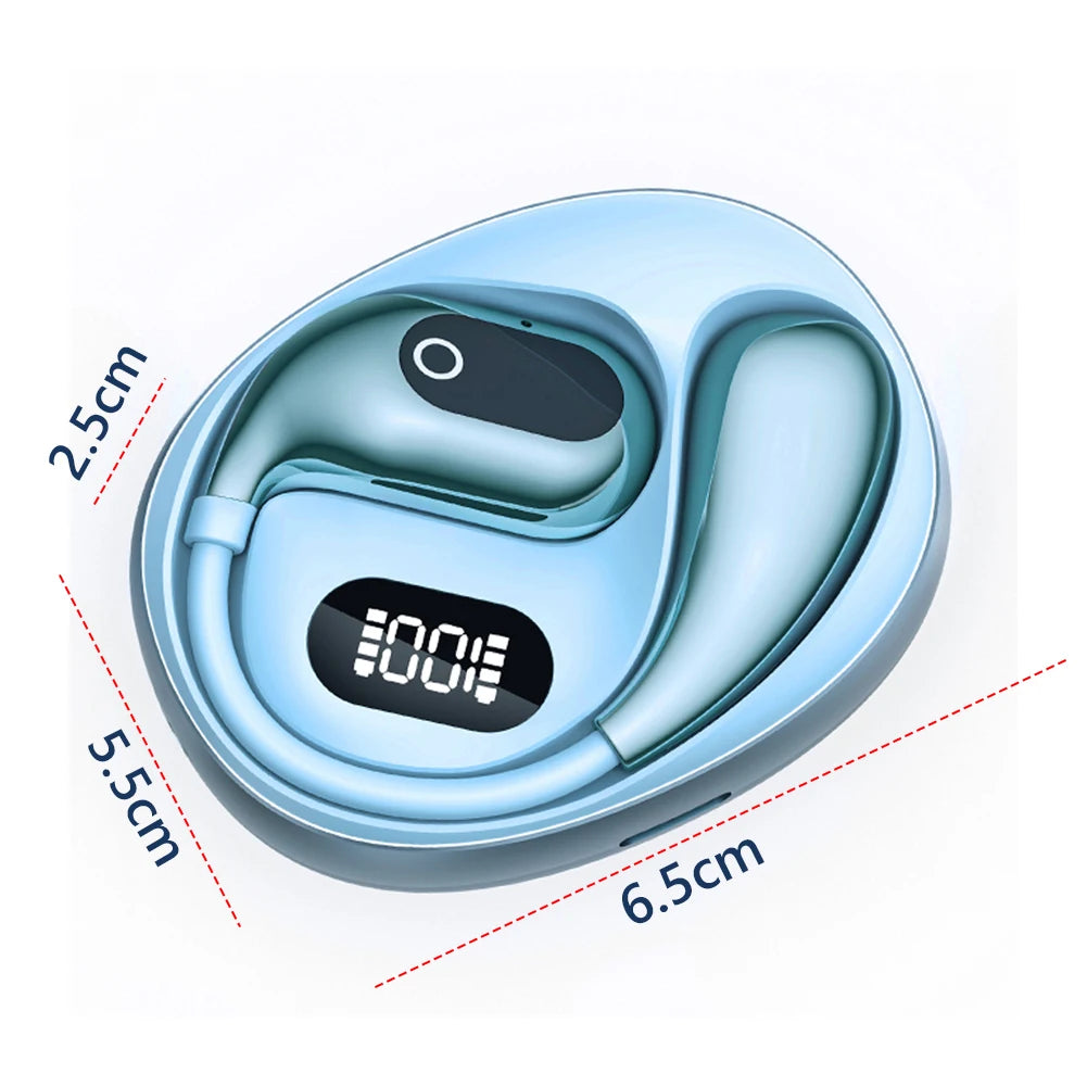 AI Intelligent Translator Earbuds Bluetooth-Compatible 5.3 Translation Earphones Open Ear Headphones for Sports Business Travel