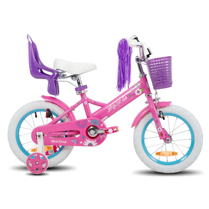 JOYSTAR Little Daisy Kids Bike for Girls Ages 2-7 Years,  Bikes with Doll Bike Seat & Streamers,baby walker