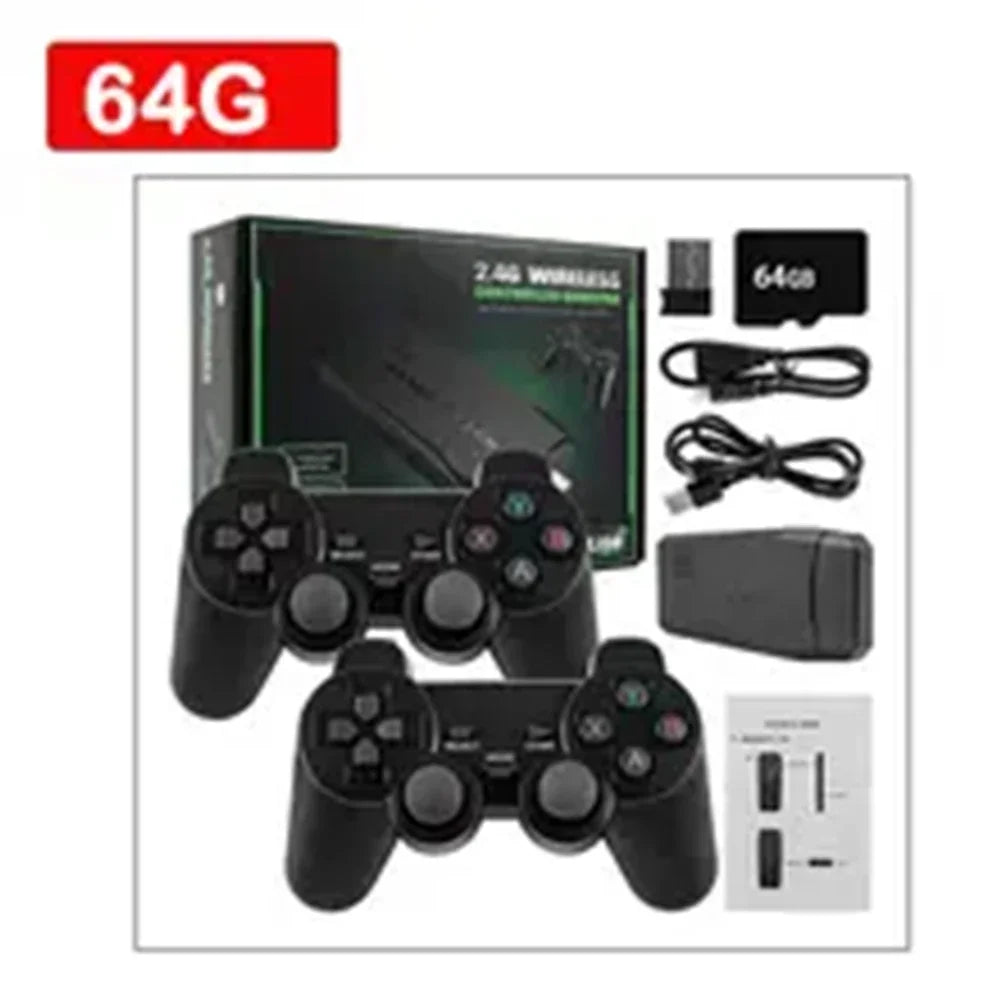 Double Happiness: 2.4G wireless gamepad set, easily team up and play games.Two people can enjoy classic games together.