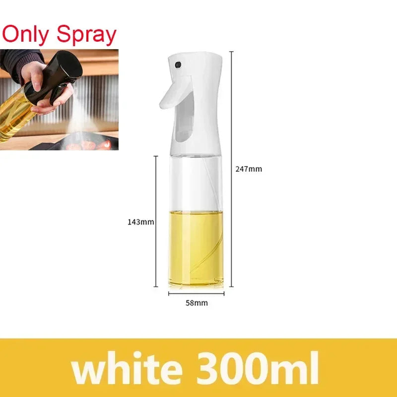 Multifunctional 2 in 1 Glass Oil Dispenser, 1 Count Oil Sprayer with Handle, Oil Dispenser for Cooking, Baking, Frying, Kitchen Utensils & Gadgets
