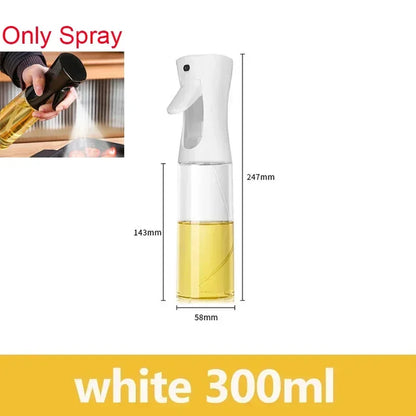 Multifunctional 2 in 1 Glass Oil Dispenser, 1 Count Oil Sprayer with Handle, Oil Dispenser for Cooking, Baking, Frying, Kitchen Utensils & Gadgets