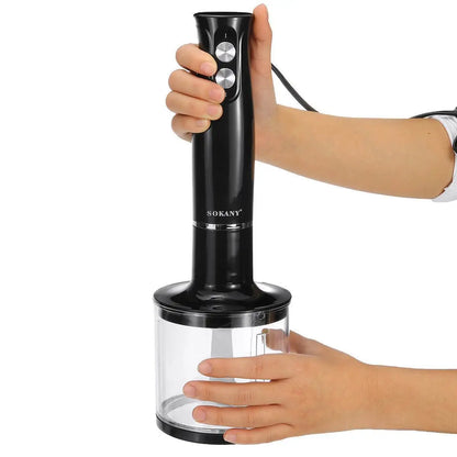 4 in 1 Electric Blender, 304 Stainless Steel Material, Suitable for Kitchen Food, Baby Food.