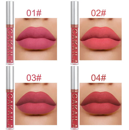 Nude Lip Gloss Rossetto 10 pz/set Nude Lip Gloss Rossetto Velluto Opaco Impermeabile Rossetto Liquido A Lunga Durata Donne Lip Umido Tinta