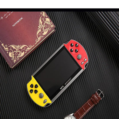 Console per videogiochi X7/X7Plus, portatile, retrò, oltre 10.000 giochi, controller doppio joystick con 4,3/5,1 pollici