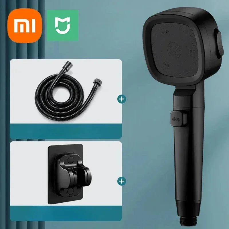 Xiaomi Soffione doccia ad alta pressione Soffioni doccia regolabili a 3 modalità Set Bagno intelligente 2026 Nuovi accessori doccia Mijia regolabili