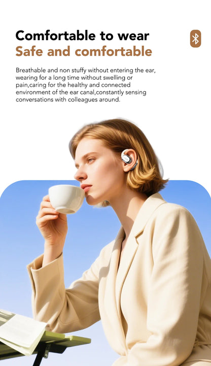 MINISO MS156 Bluetooth AI Earphones OWS Sports Headphones Music Stere HD Bass Wireless Headphones Longlife Translator Earbuds