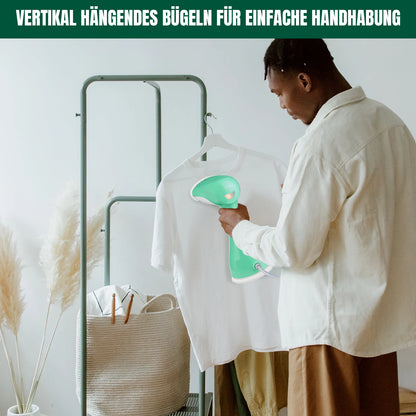 BRIEFNESS 2000W Handheld Steamer for Clothes, 30s Heat-up, Portable Garment Wrinkle Remover, Travel/Home Use, Fast Steam Iron