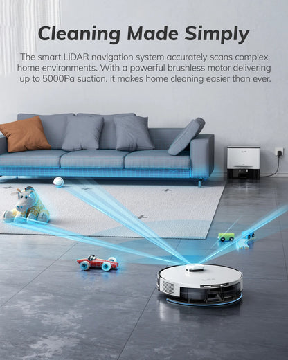 ILIFE A30 PRO 5000Pa Suction, Robot Vacuum and Mop Combo, Self emptying, 60 day capacity,  App/remote , 180 minute running time
