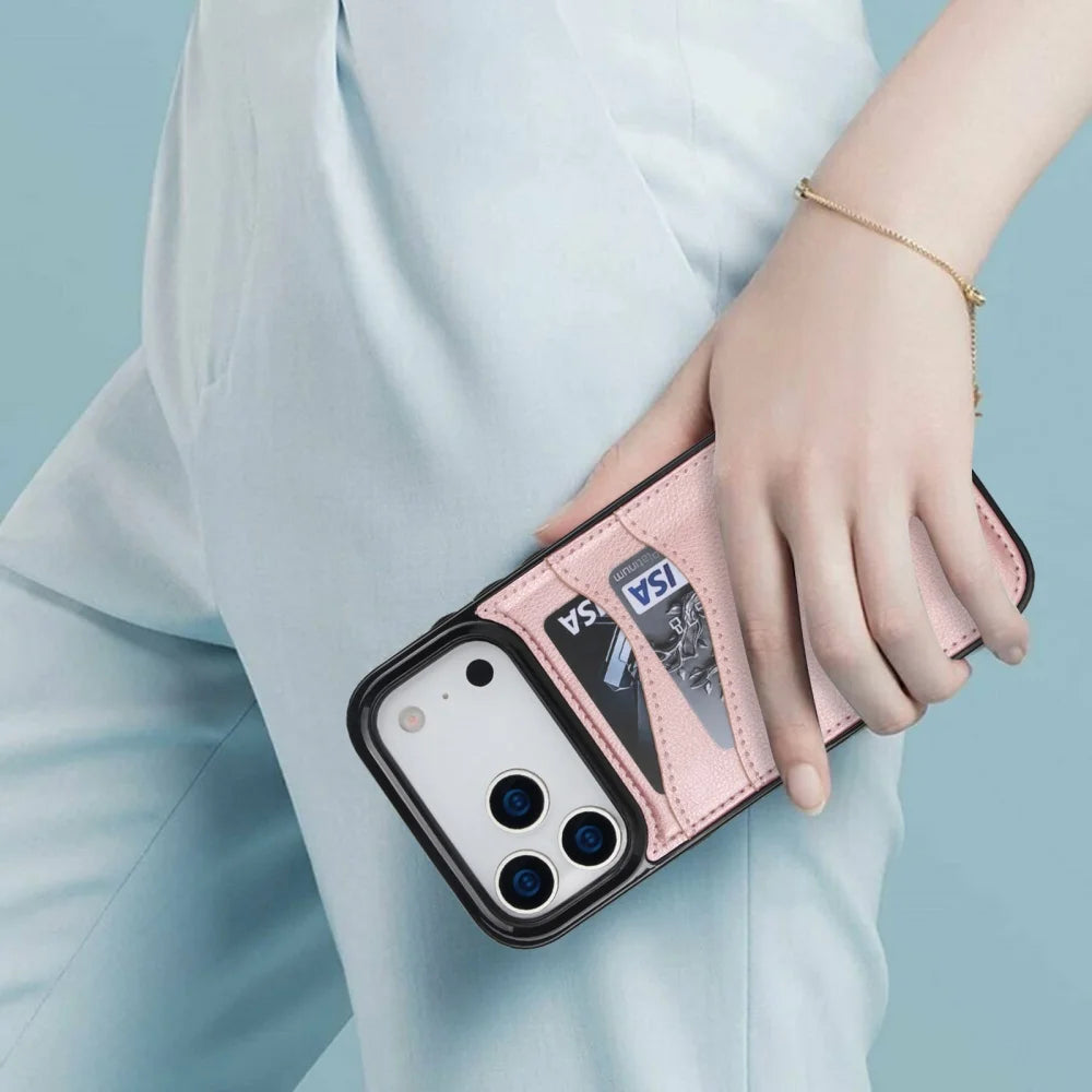 Custodia Portafoglio iPhone in Pelle Premium | Slot Carte e Protezione Antiurto