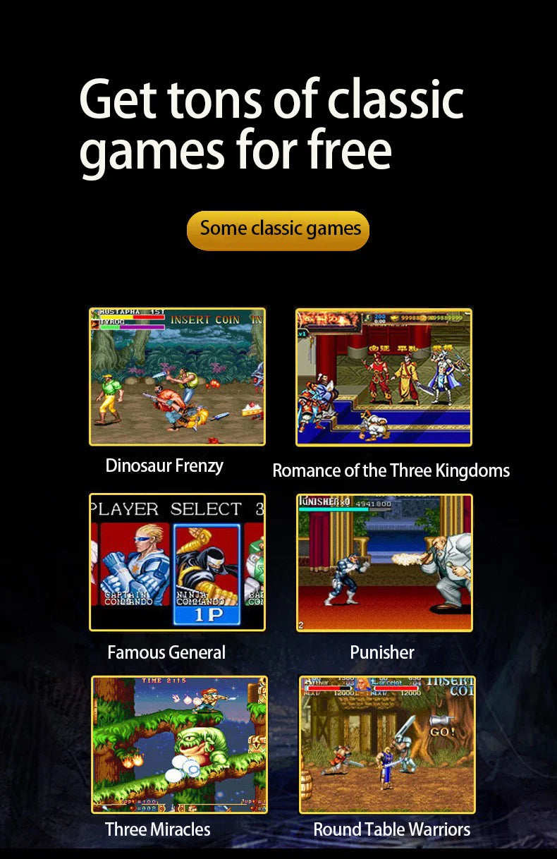 Console per videogiochi X7/X7Plus, portatile, retrò, oltre 10.000 giochi, controller doppio joystick con 4,3/5,1 pollici