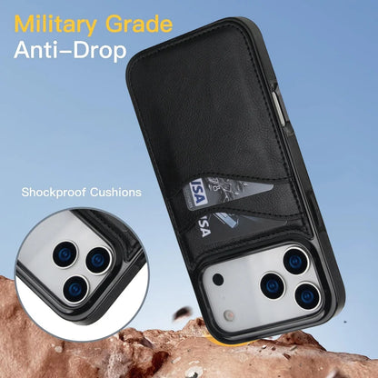 Custodia Portafoglio iPhone in Pelle Premium | Slot Carte e Protezione Antiurto