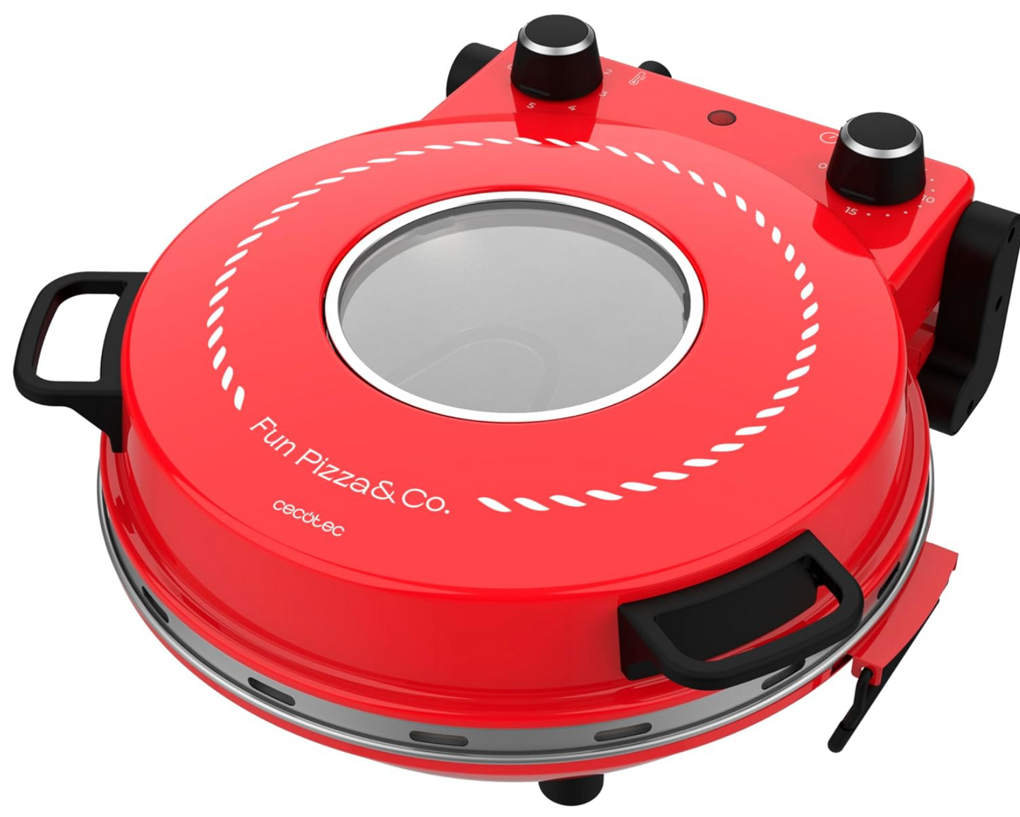 Cecotec Pizza Maker Forno elettrico grill per pizza Fun Pizza&Co Mamma Mía Vista