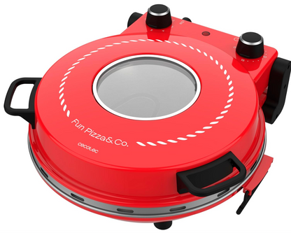 Cecotec Pizza Maker Forno elettrico grill per pizza Fun Pizza&Co Mamma Mía Vista