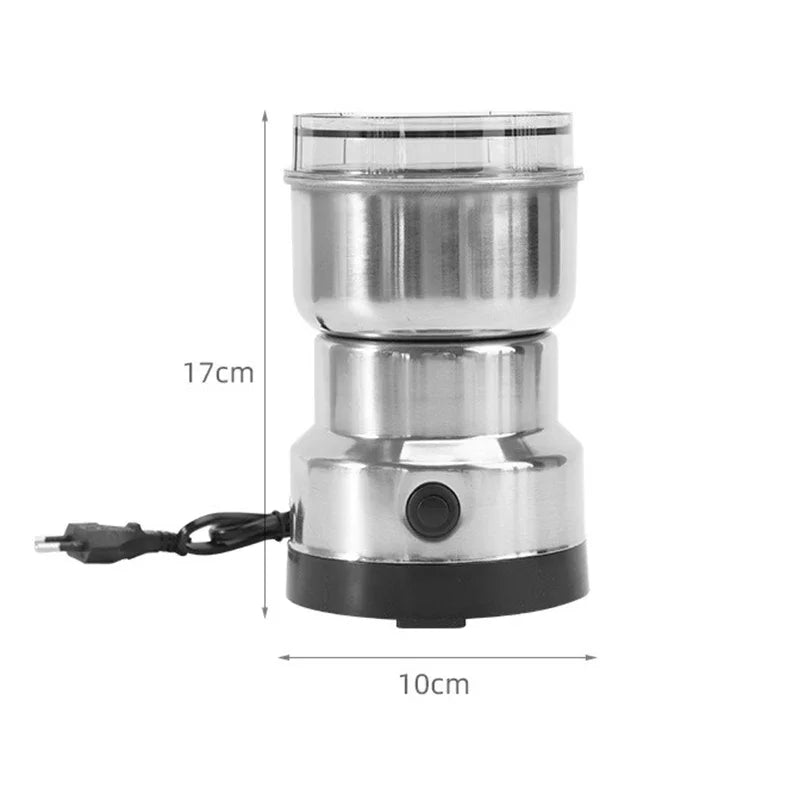 Macinacaffè Elettrico 300ml - Tritatutto Multifunzione con 4 Lame per Caffè, Spezie e Cereali