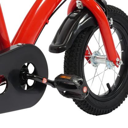 12 Inches Children's Bicycle with Training Wheels, Bottle Holder, Basket| Blue/Red/Pink Kids Bike for 2-5 Years