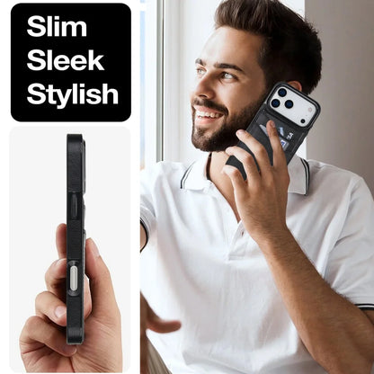 Custodia Portafoglio iPhone in Pelle Premium | Slot Carte e Protezione Antiurto