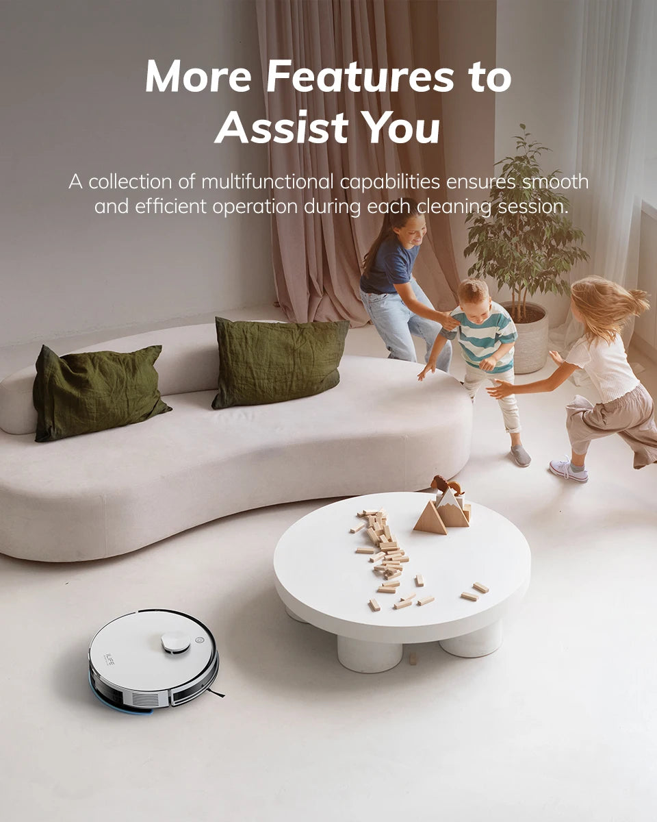 ILIFE A30 PRO 5000Pa Suction, Robot Vacuum and Mop Combo, Self emptying, 60 day capacity,  App/remote , 180 minute running time