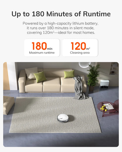 ILIFE A30 PRO 5000Pa Suction, Robot Vacuum and Mop Combo, Self emptying, 60 day capacity,  App/remote , 180 minute running time