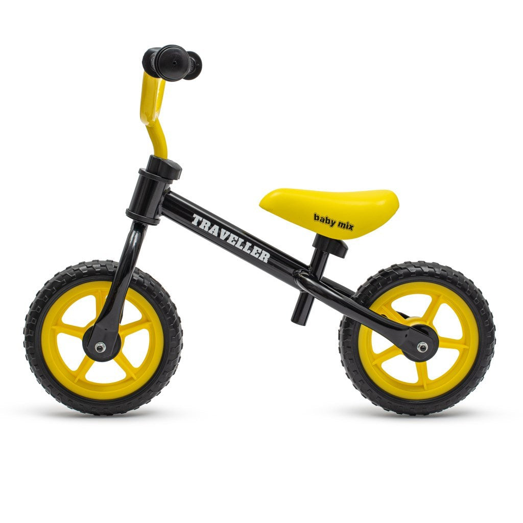Baby Mix Traveller Balance Bike for Kids 3+ Years - Steel Frame Training Bike