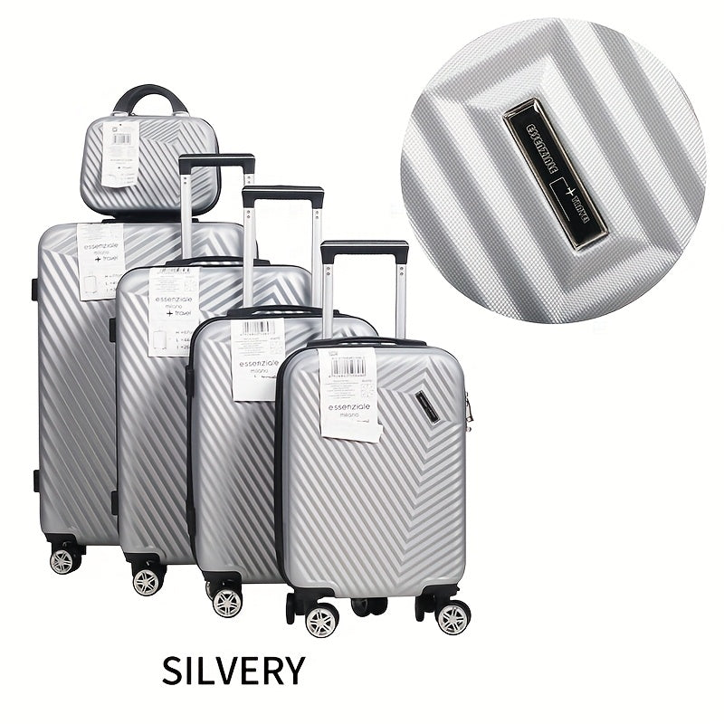 Set Valigie YSTYLE 5 Pezzi - Trolley Leggero con Ruote Silenziose e Lucchetto TSA