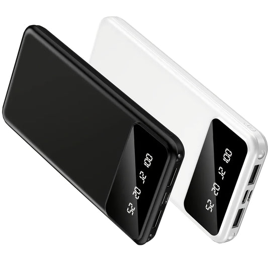 Power Bank 20000mAh HXEternal con Display LED Digitale - Caricabatterie Portatile Dual USB Type-C per iOS e Android